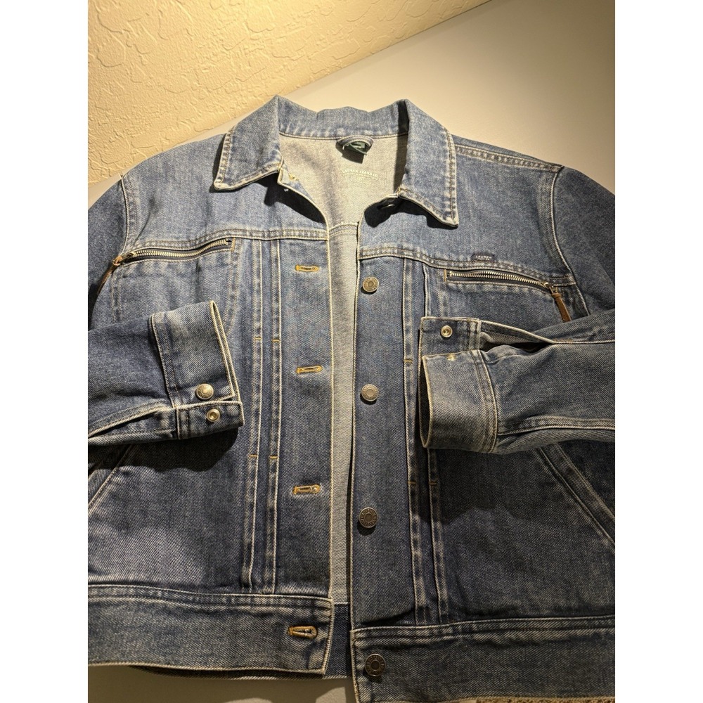VTG Lauren Ralph Lauren Denim Jean Jacket Women's Size Medium Button Up 90s
